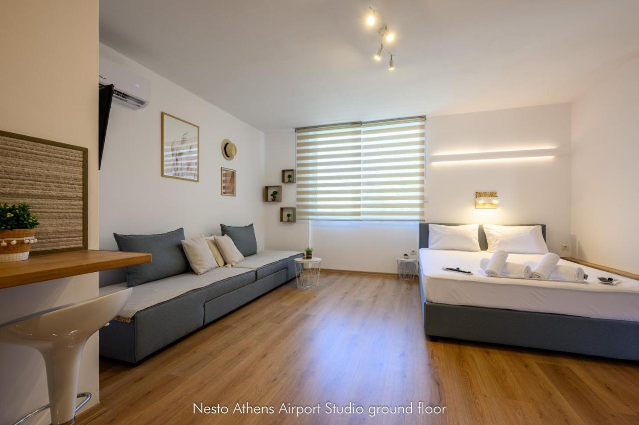 Nesto Athens Airport Zen Apartment สปาตา ภายนอก รูปภาพ