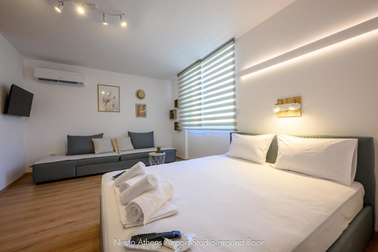 Nesto Athens Airport Zen Apartment สปาตา ภายนอก รูปภาพ